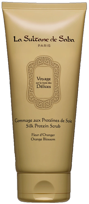 Гоммаж LA SULTAN DE SABA Silk protein scrub Orange Blossom