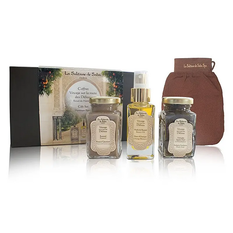 Set LA SULTANE DE SABA PARIS HAMMAM RITUAL GIFT SET 2*100 1*50 ML.