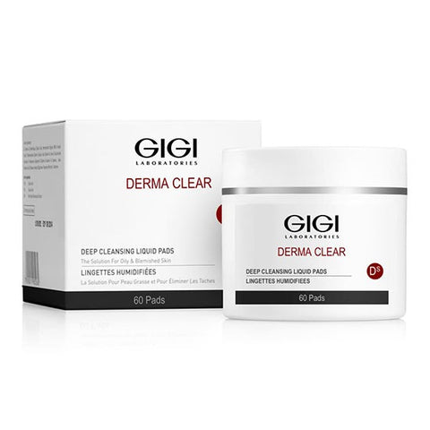 Диски для очищения лица GIGI SE deep cleansing liquid pads 60 pads