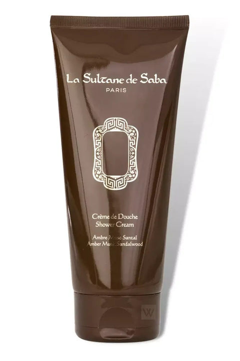 Гель для душа LA SULTANE  DE SABA PARIS SHOWER CREAM  AMBRE MUSK SANDAL 200 ML.