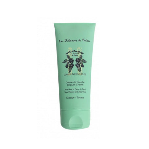 Shower gel LA SULTANE DE SABA PARIS SHOWER CREAM TIARE FLOWERS AND ALOE VERA 200 ML.